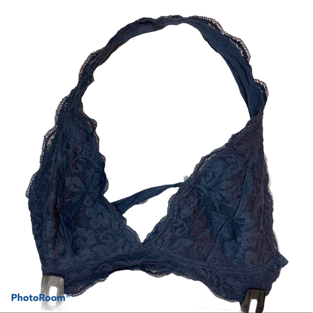 Navy Lace Bralet